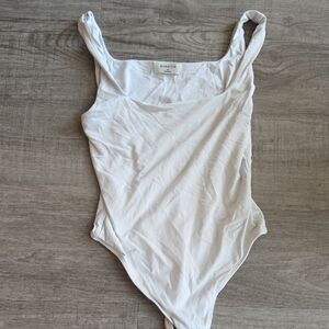 Babaton White Bodysuit